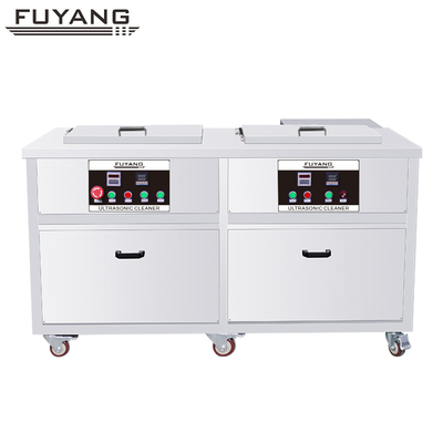 quality Twin Tank 61L 40khz Ultrasonic Cleaner For Aircrafts Parts Marine Engine Fuel Systems Pump Parts factory