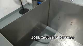 Introduce 108L Large Industrial Ultrasonic Cleaner Stainless Steel Tank With Time Control For You